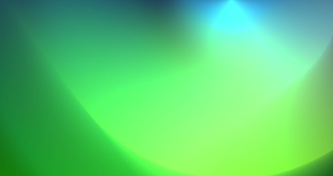 Vibrant Glow in Green Abstract Gradient Artwork