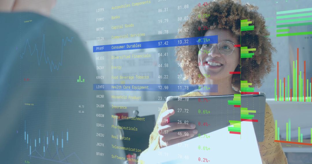 Diverse Business People Analyzing Financial Data in Office Environment