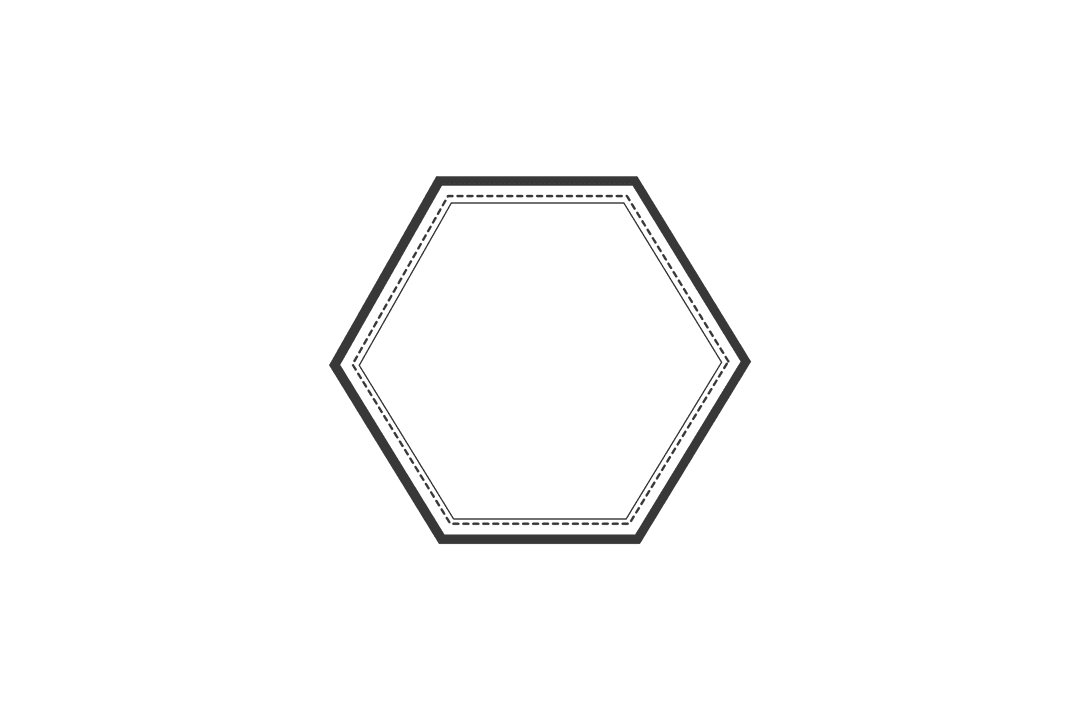 Transparent Hexagon Shape with Copy Space on Clear Background - Download Free Stock Images Pikwizard.com