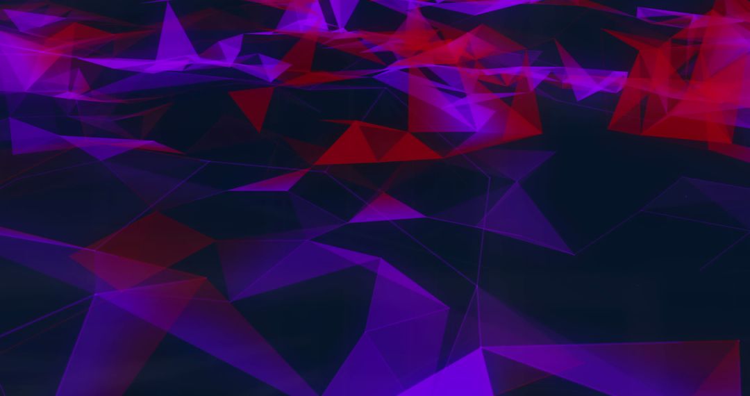 Dynamic Abstract Geometric Pattern with Vibrant Purple and Red