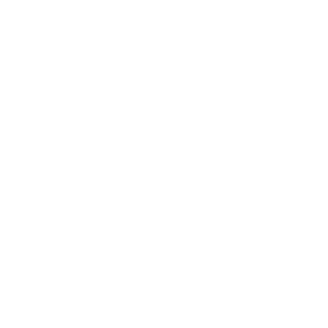 Curved Zigzag White Arrow Design on Transparent Background