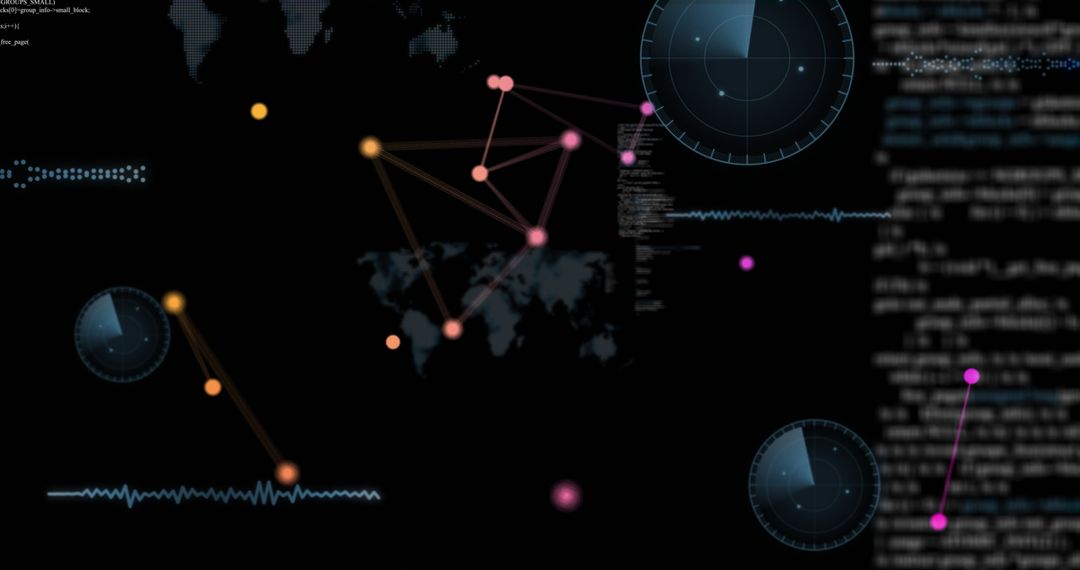 Global Network Data Processing Abstract Visualization - Free Images, Stock Photos and Pictures on Pikwizard.com