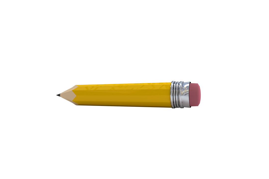 Transparent Background Yellow Pencil Illustration Vector Style - Download Free Stock Images Pikwizard.com