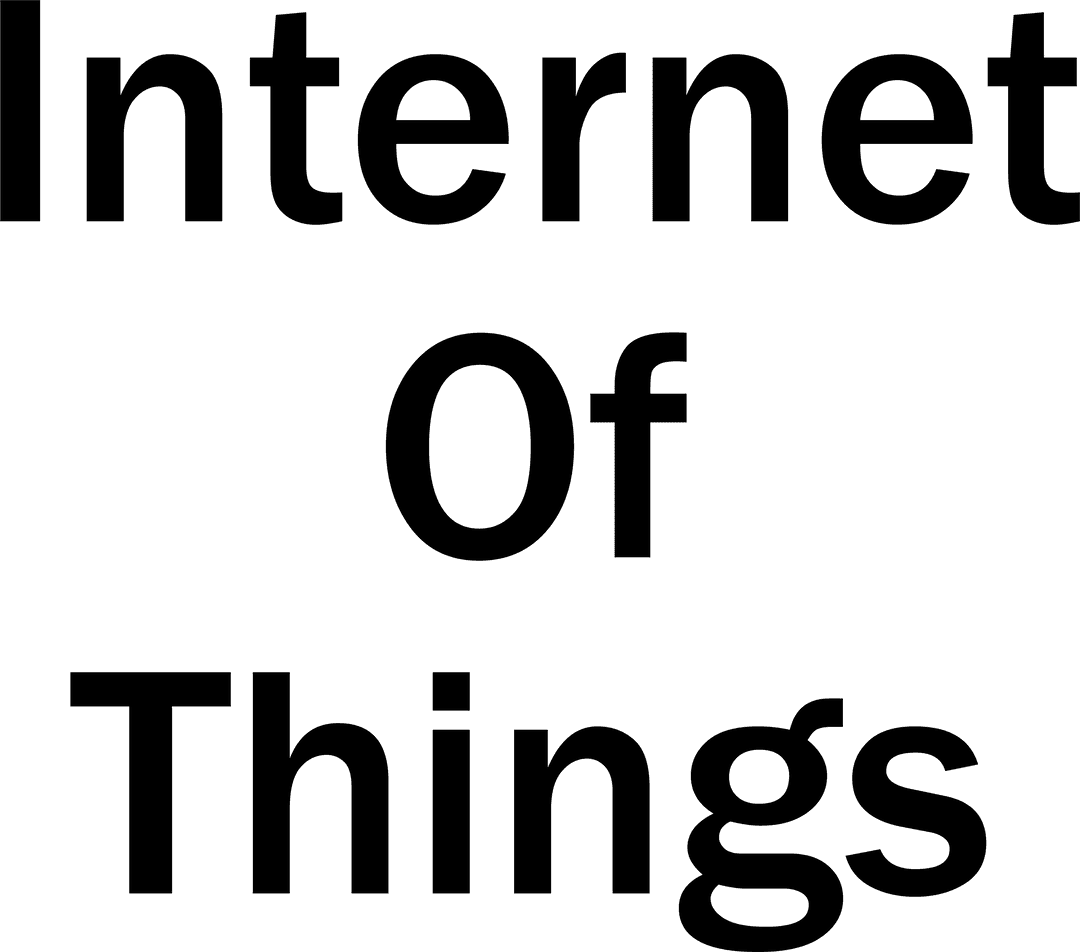 Transparent Internet of Things Digital Concept