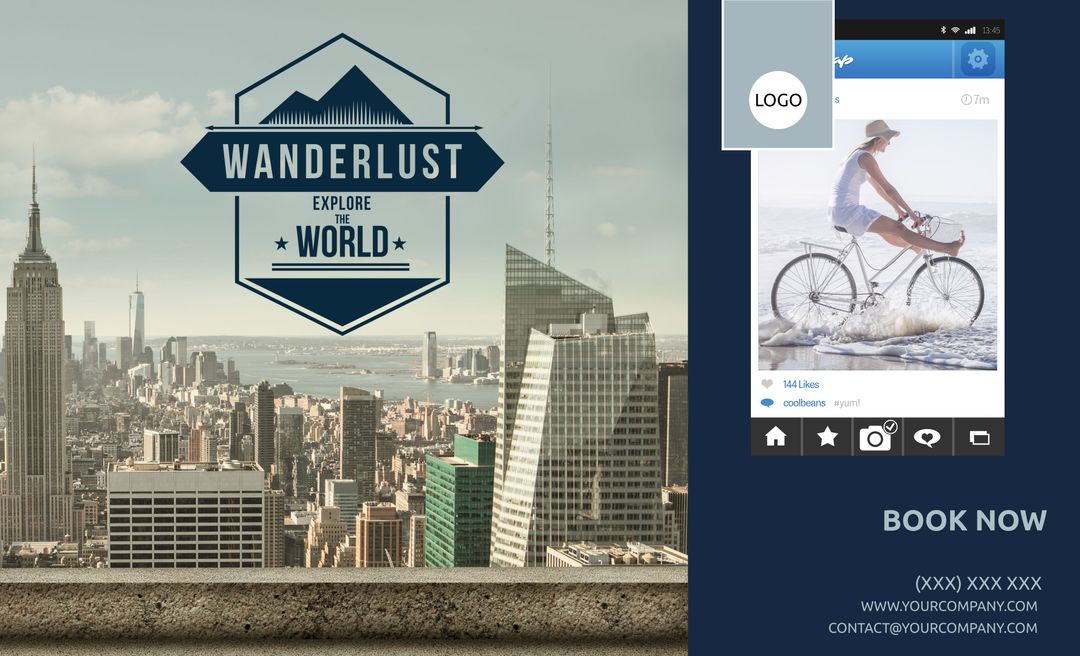 Travel Adventure Skyline and Beach Cycling Promotion