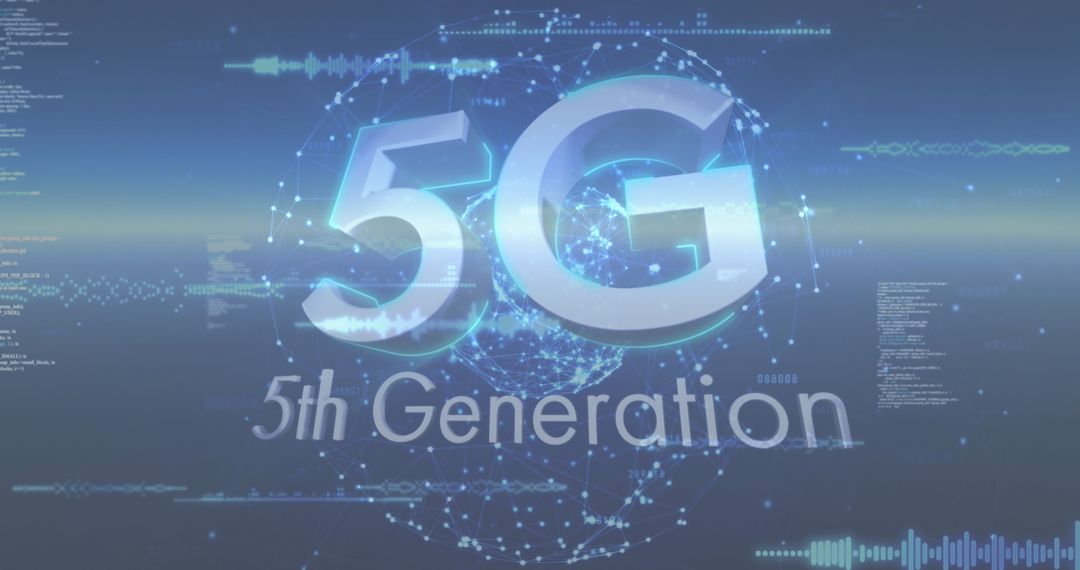 5G Mobile Network and Data Connectivity Concept