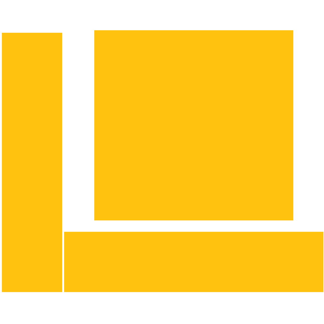 Abstract Yellow Geometric Shape on Transparent Background