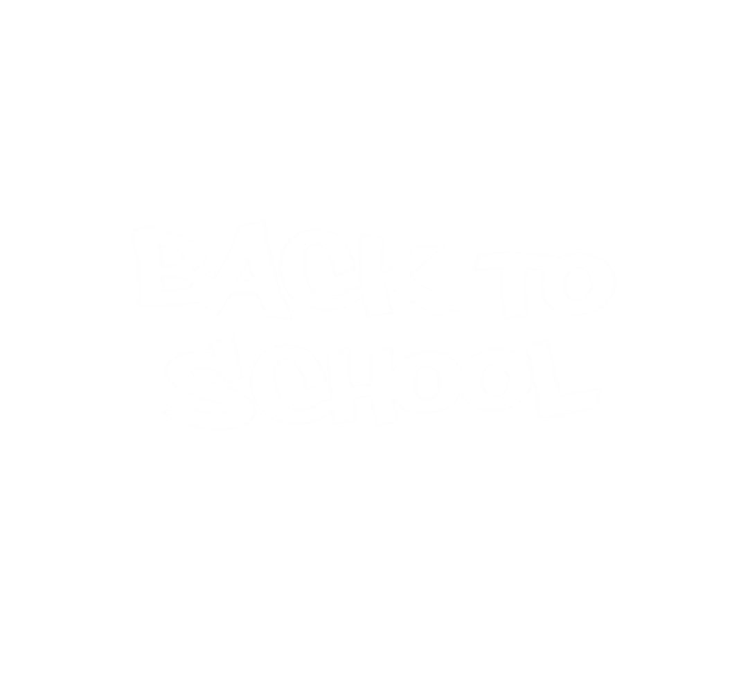 Back to School Text on Transparent Background for Education Design