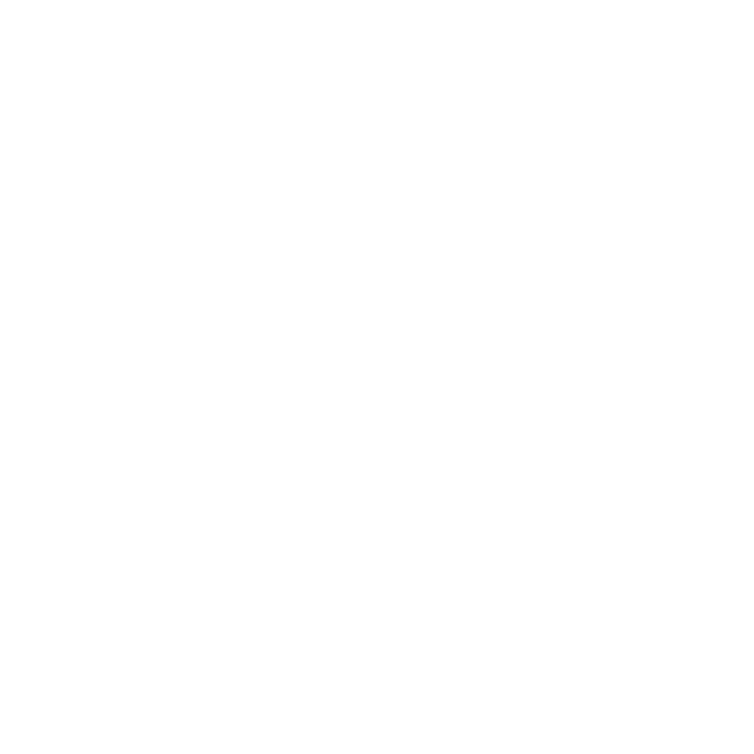 Digitally Illustrated White Hearts Pattern on Transparent Background
