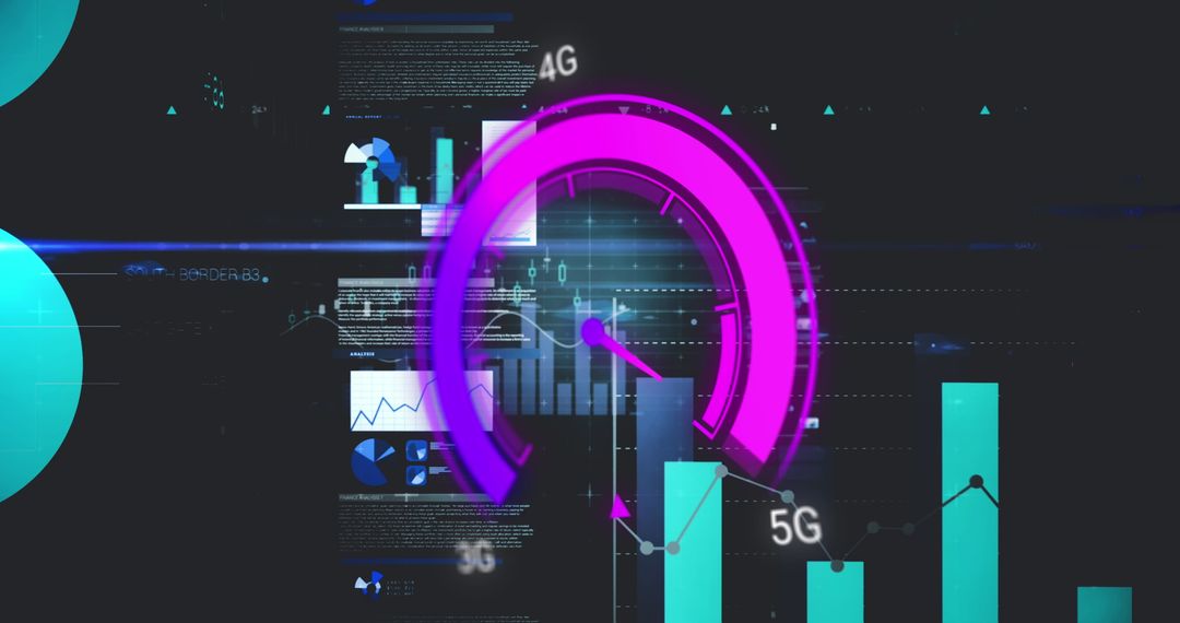Digital Data Processing With Speedometer Visuals