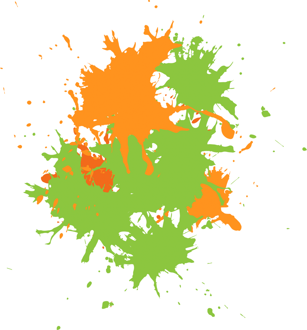 Colorful Paint Splashes on Transparent Background - Download Free Stock Images Pikwizard.com