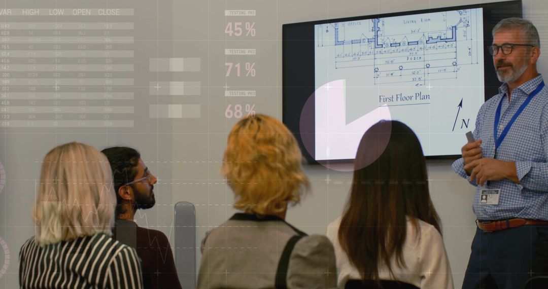 Business Presentation with Digital Financial Analytics