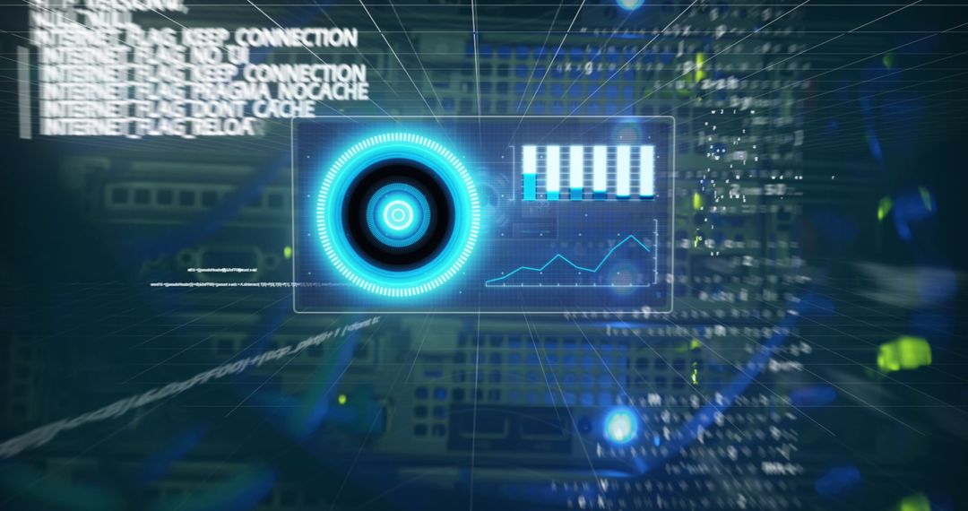 Digital Data Processing Interface with Graphs and Analysis Tools - Free Images, Stock Photos and Pictures on Pikwizard.com