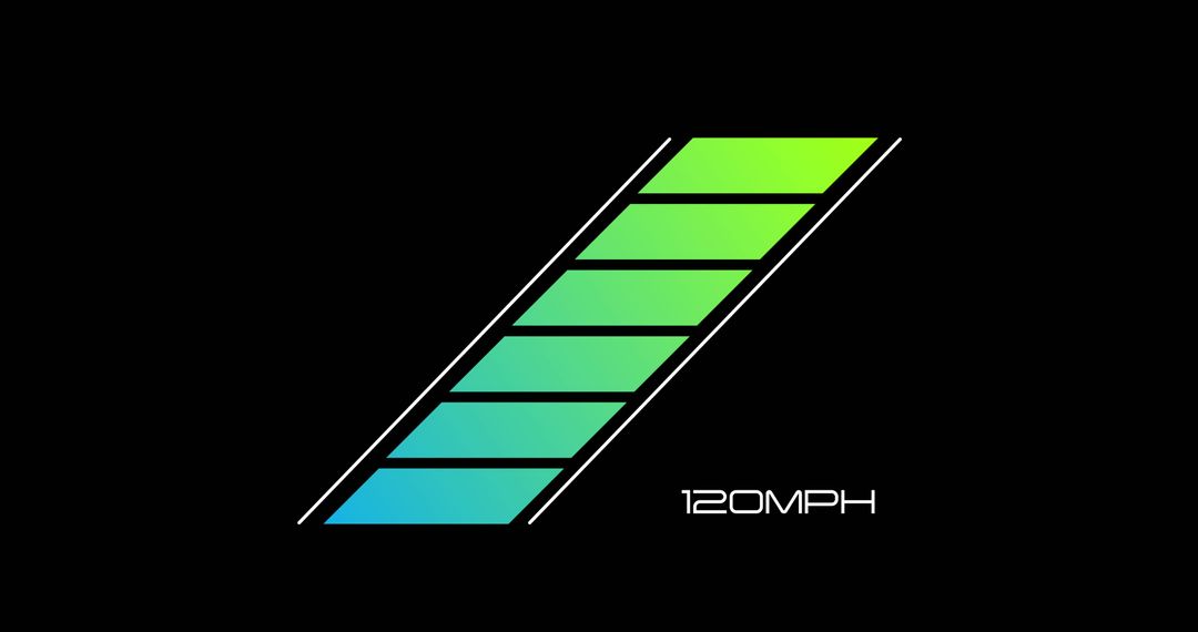 Digital Car Speedometer Interface Concept Background