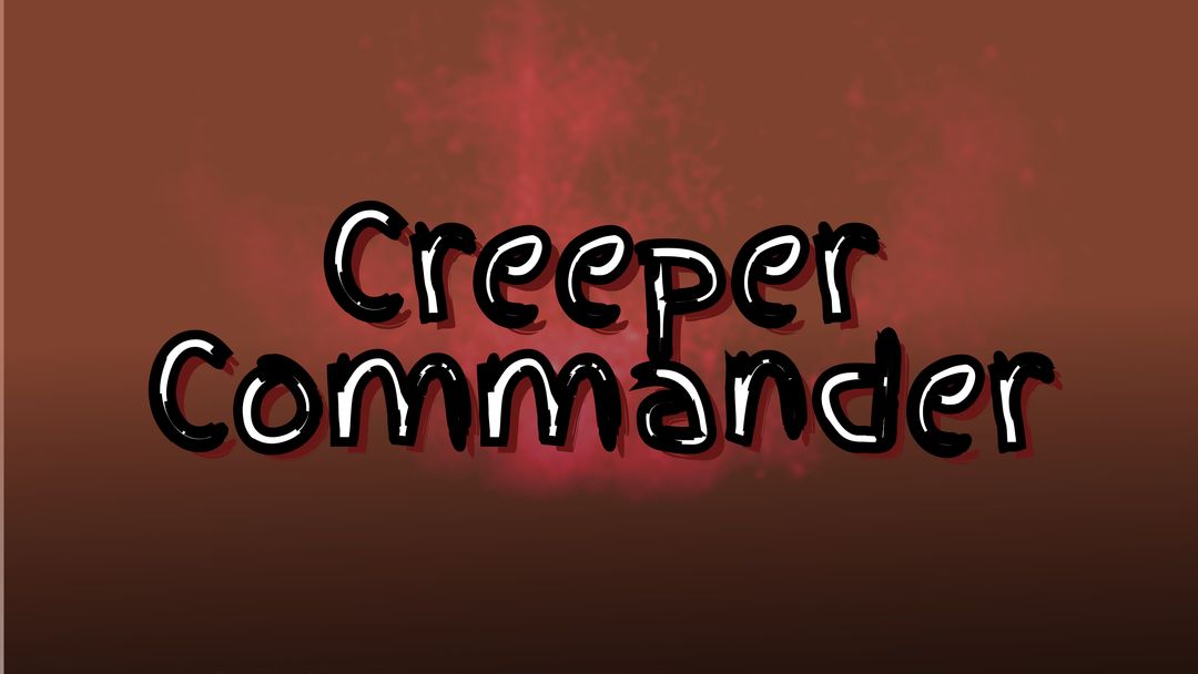 Creeper Commander text with red smoke background for events - Download Free Stock Templates Pikwizard.com
