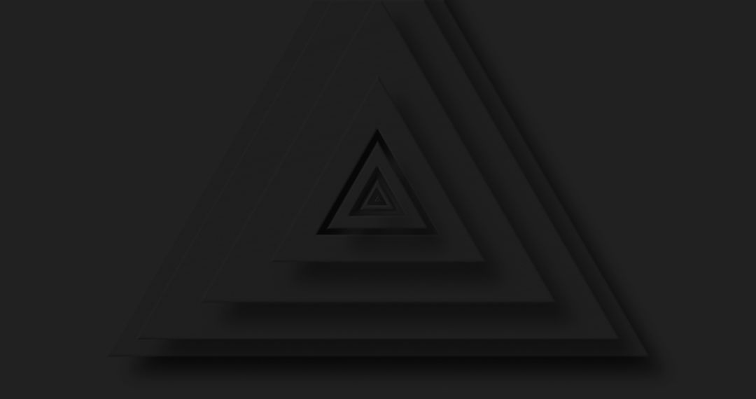 Abstract Layers of Black Triangles Creating Illusion of Motion