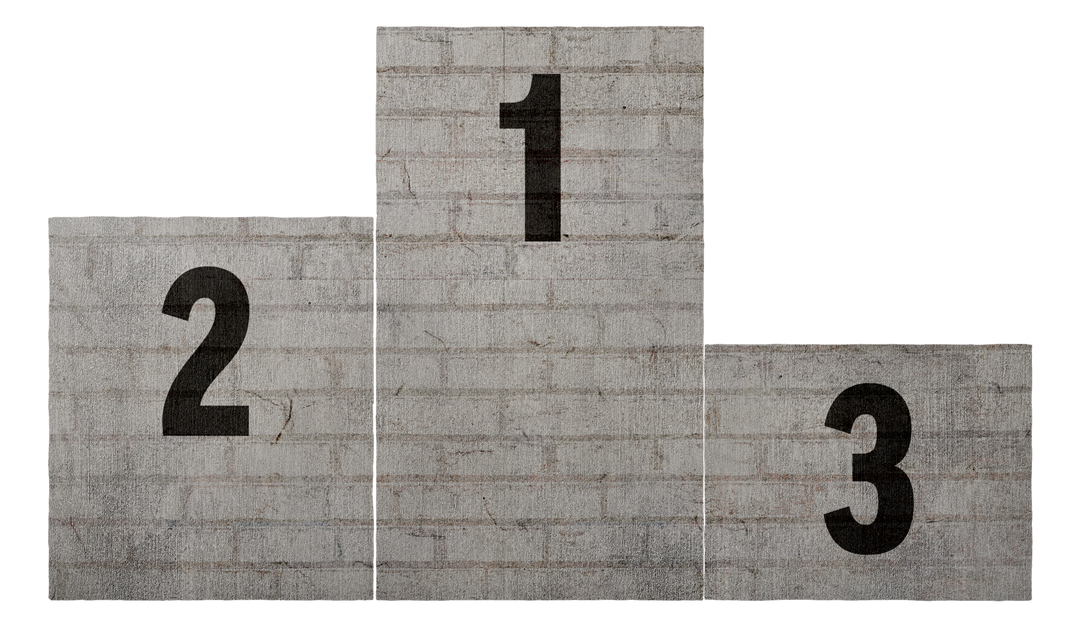 Stylized Transparent Podium Illustration with Numbers - Achievements and Competition - Download Free Stock Images Pikwizard.com