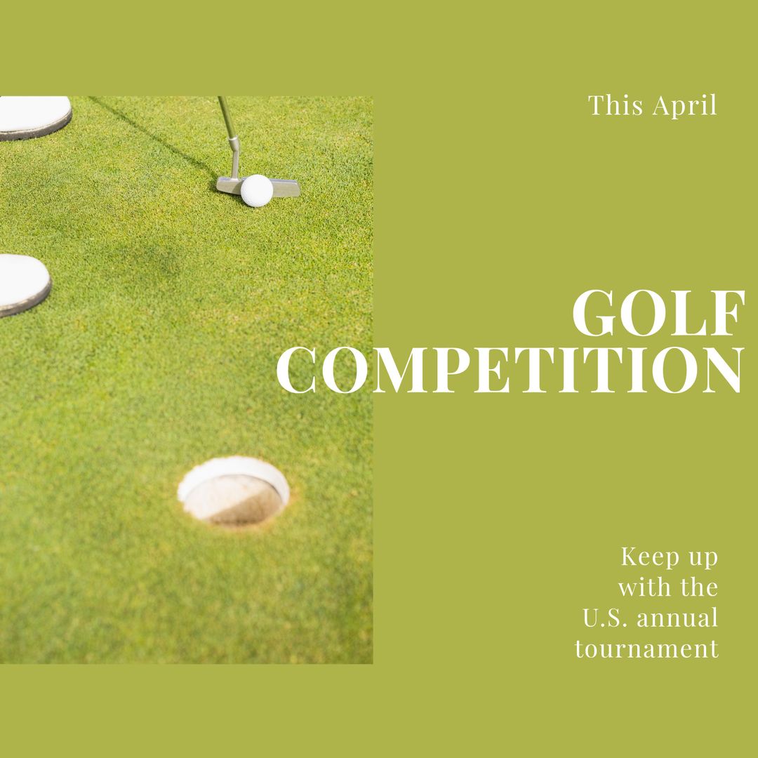 Golf Competition Promotion with Focus on Upcoming Tournament