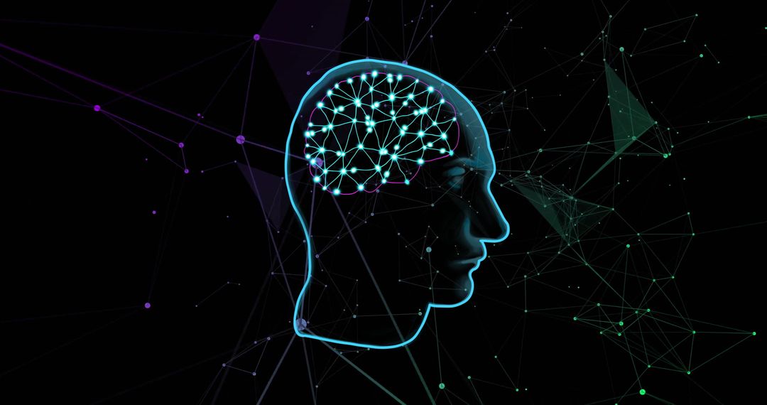 Neural Network Brain Technology Concept with AI