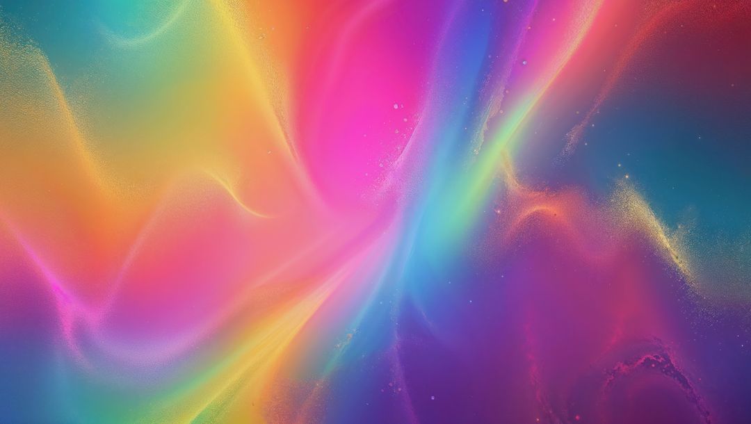 Vibrant Abstract Multicolored Gradient Swirl