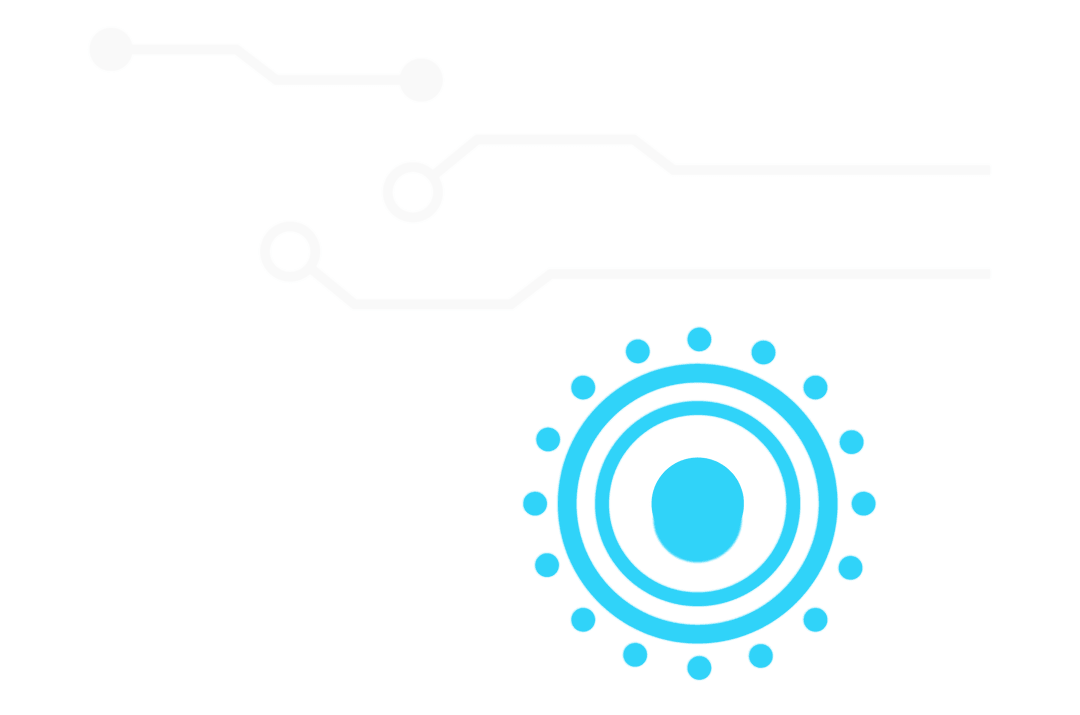 Techno-Futuristic Transparent Digital Network Art