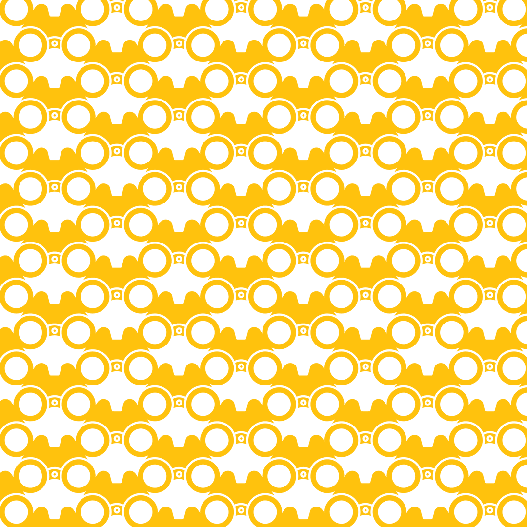 Transparent Geometric Yellow Pattern Modern Repeated Design