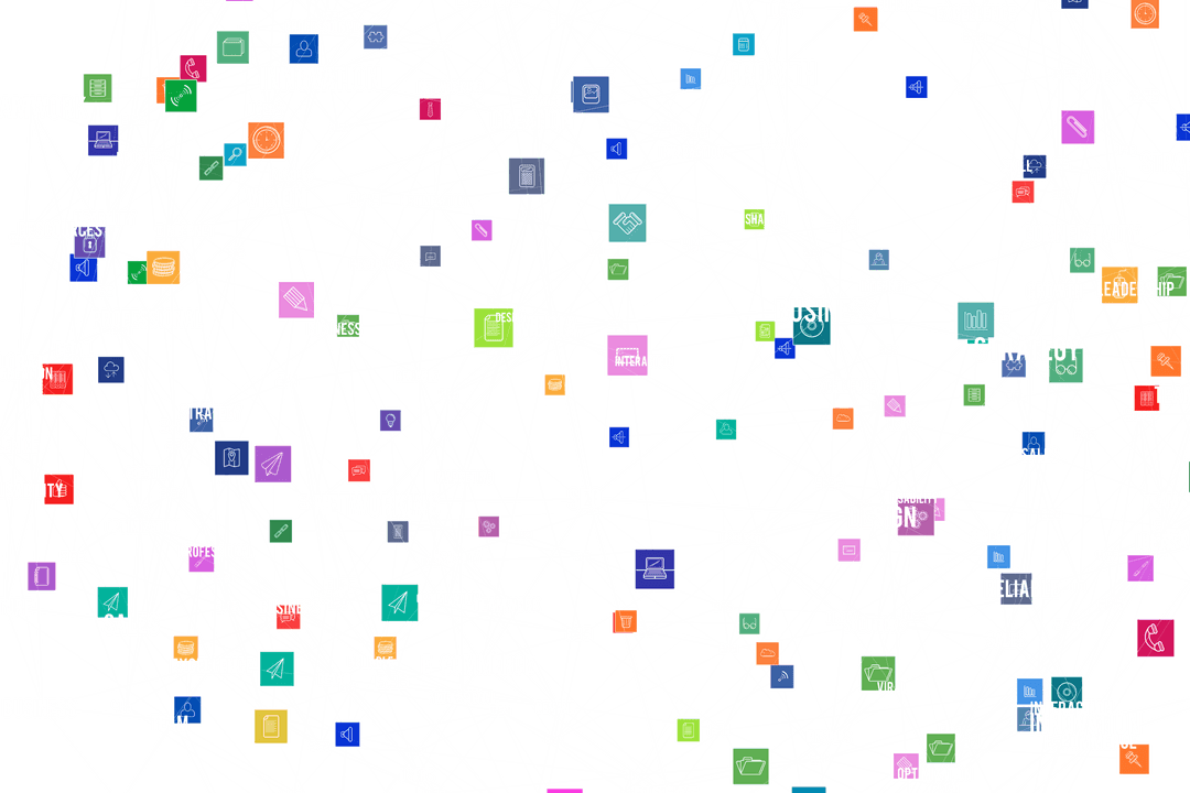 multicolored computer icons on transparent connectivity background - Download Free Stock Images Pikwizard.com