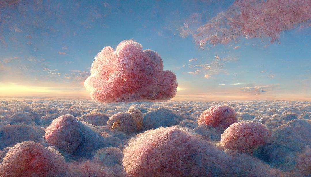 Dreamy Cotton Candy Clouds at Sunrise - Free Images, Stock Photos and Pictures on Pikwizard.com