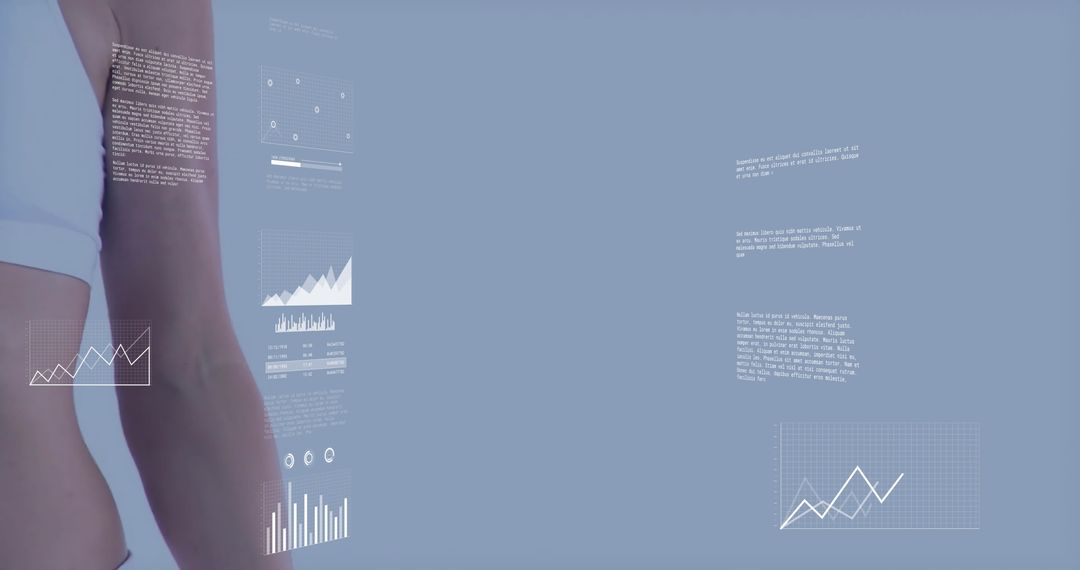 Digital Infographics Projecting Across Modern Business Environment