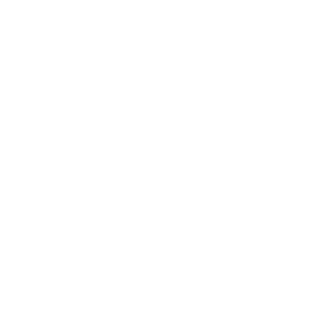 Geometric White Lines Pattern on Transparent Background