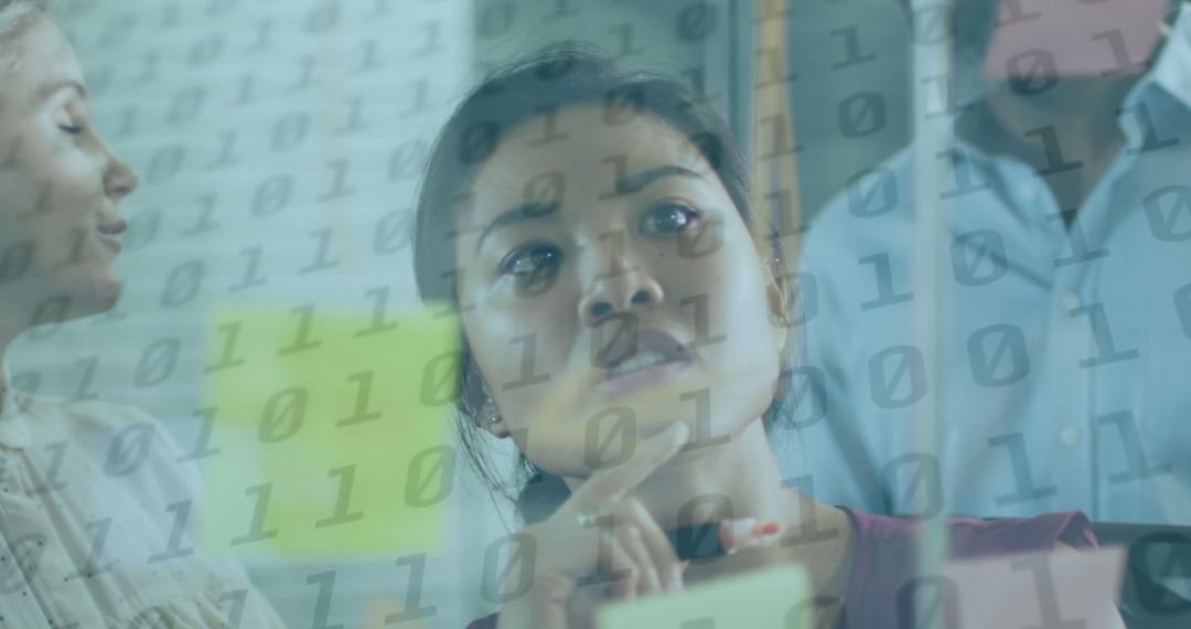 Diverse Team Engaging in Innovative Digital Strategy Session