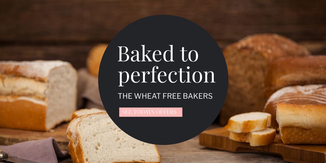 Artisanal gluten-free bread variety display