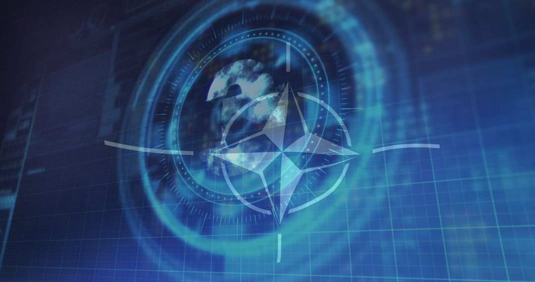 Digital Interface Highlighting NATO and Ukraine Conflict