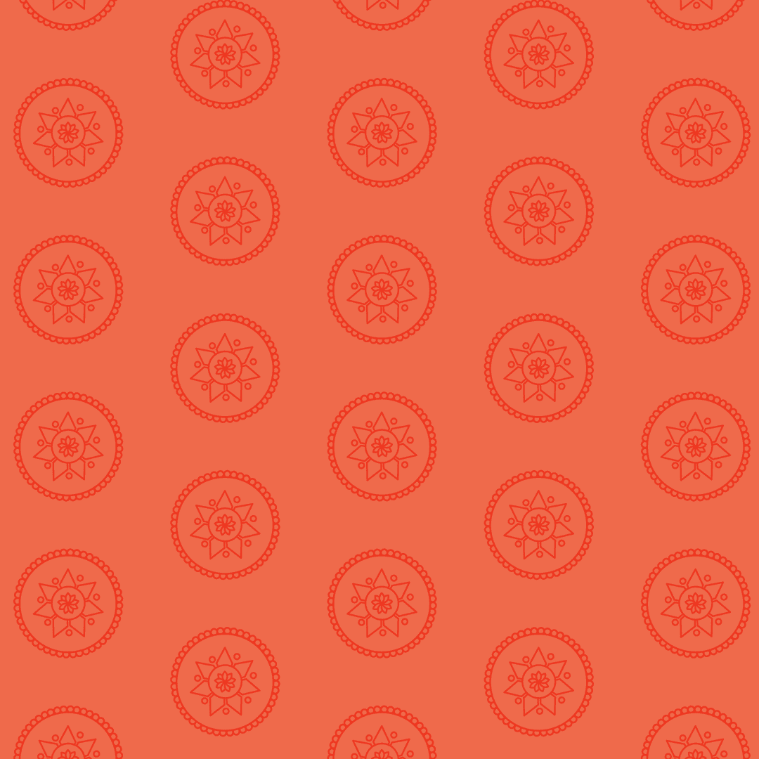 Red geometric patterns on transparent background png design