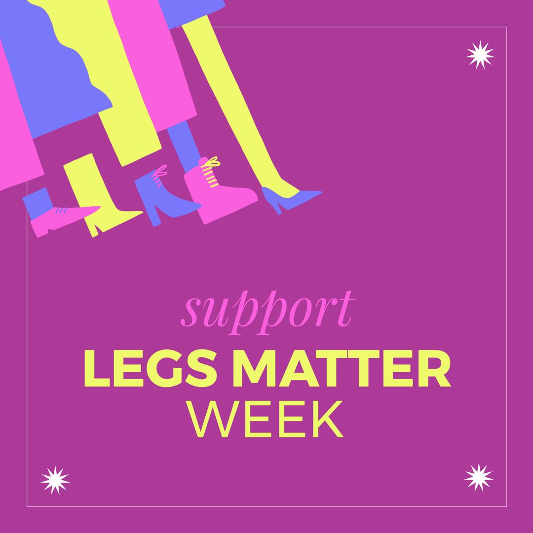Legs Matter Week Health Awareness Campaign Poster