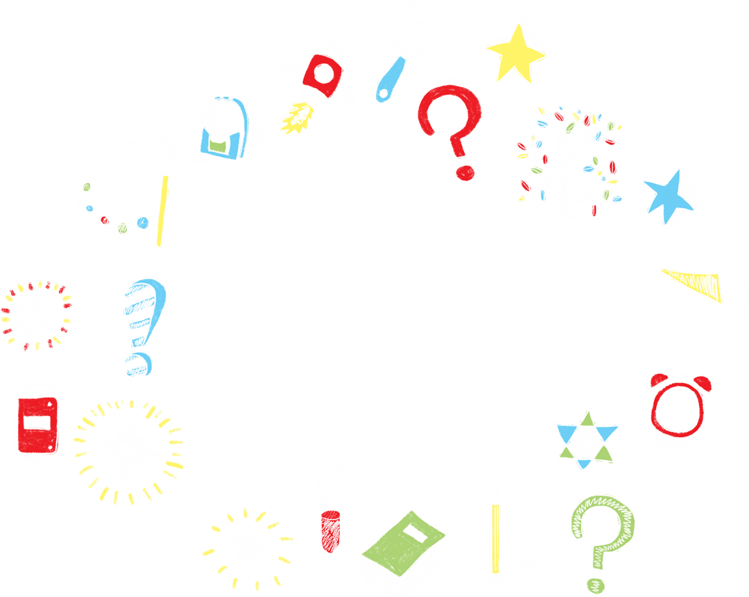 Creative Back to School Icons in Transparent Style