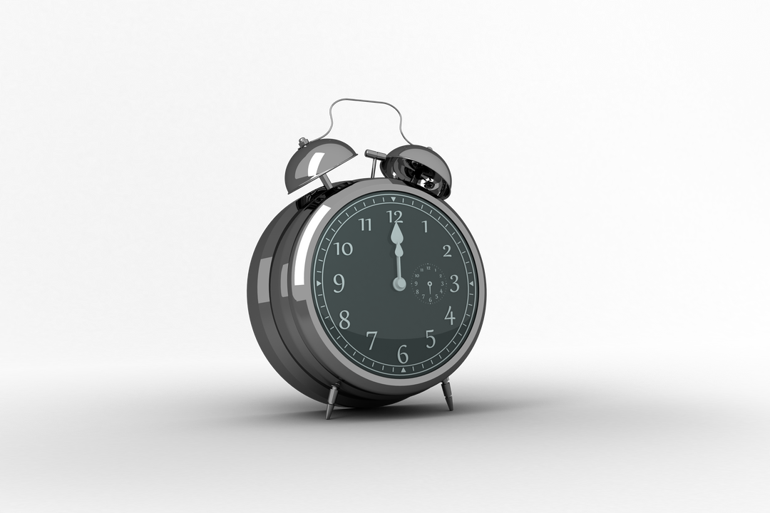 Transparent Black Alarm Clock Illustration - Download Free Stock Images Pikwizard.com