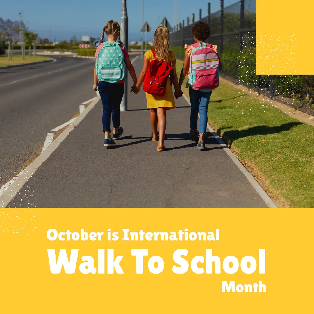 Celebrating International Walk to School Month with Diverse Friends