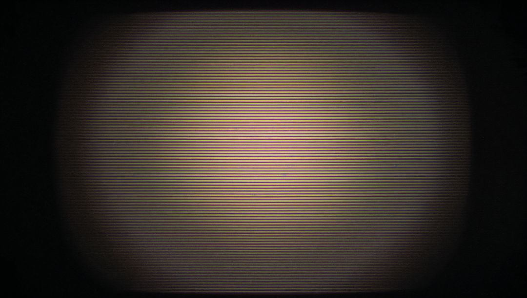 Ambient Glow on Blurred Digital Screen with Scan Lines