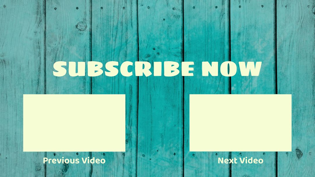 Subscribe Now Call-to-Action Template for YouTube Videos - Download Free Stock Templates Pikwizard.com