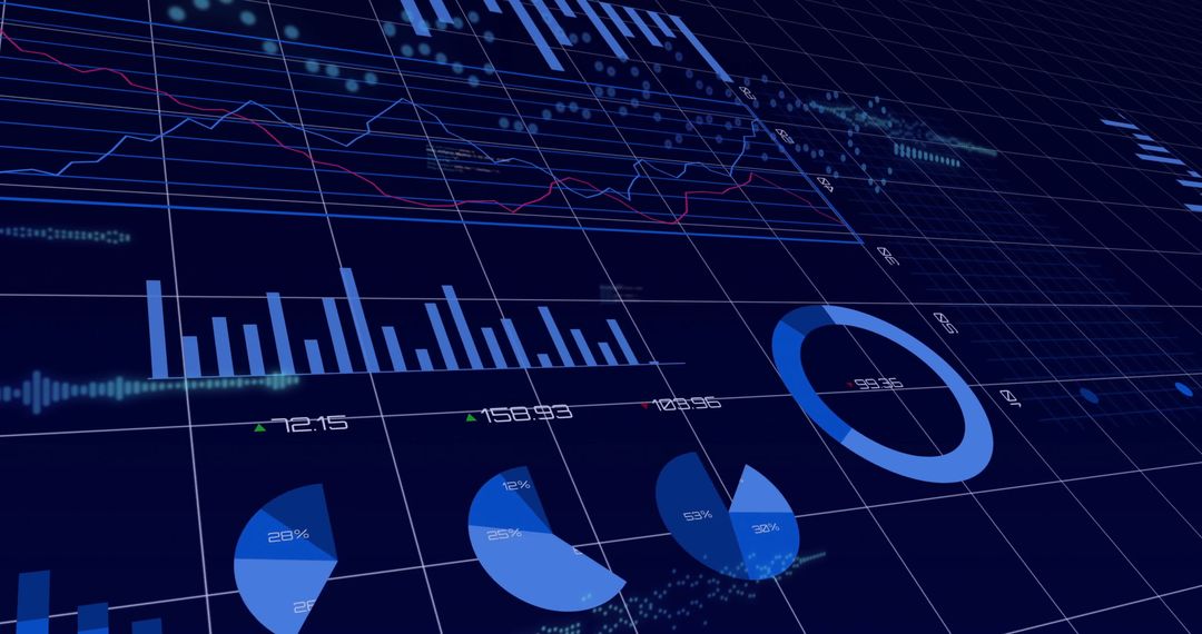 Digital Analytics Dashboard with Interactive Charts and Graphs