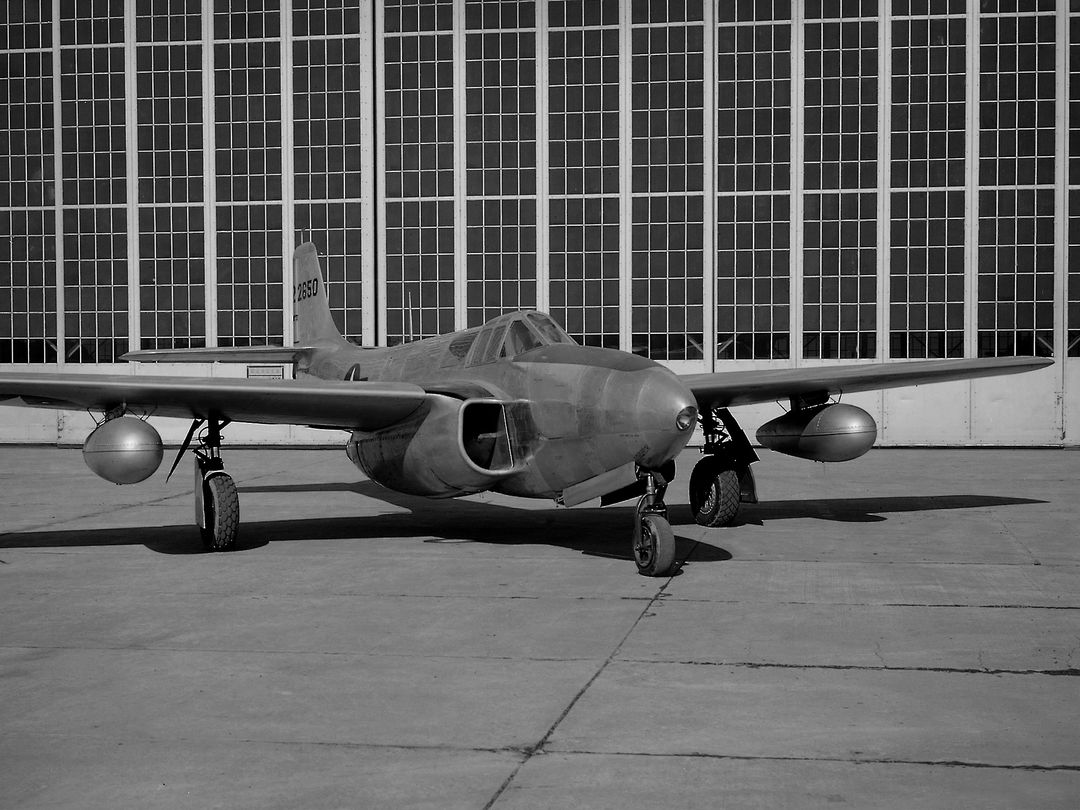 Bell P-59B Airacomet at the Lewis Flight Propulsion Laboratory - Free Images, Stock Photos and Pictures on Pikwizard.com
