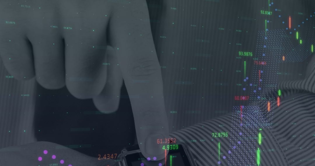 Financial Analysis Concept with Digital Data Visualization