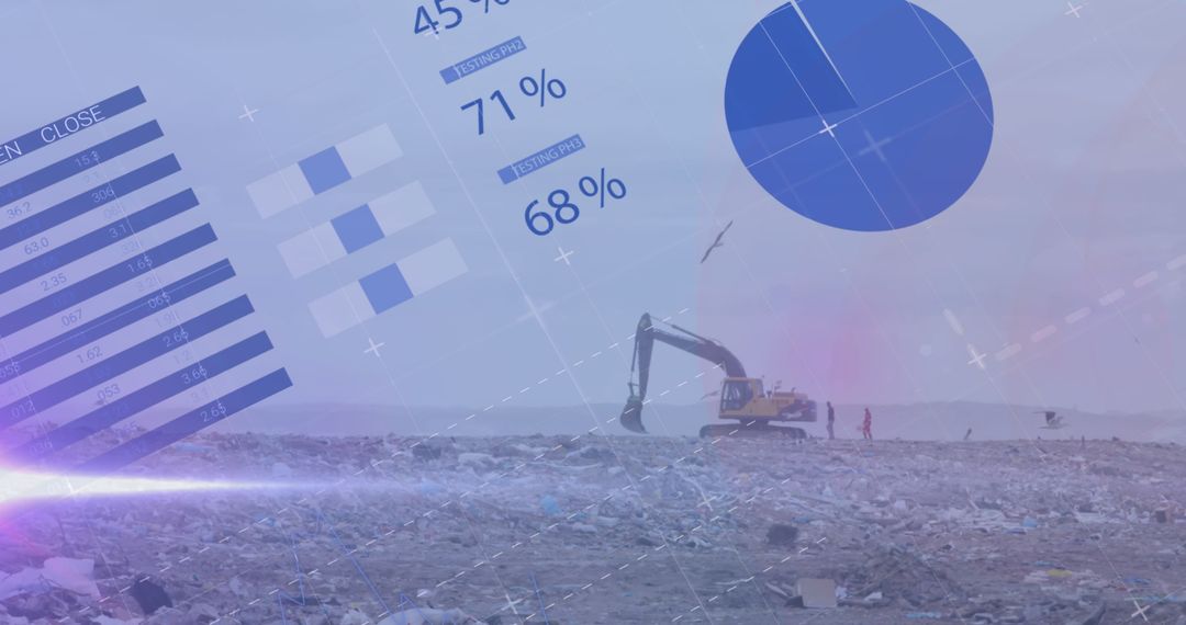 Data Analysis Overlay on Landfill Excavation Site