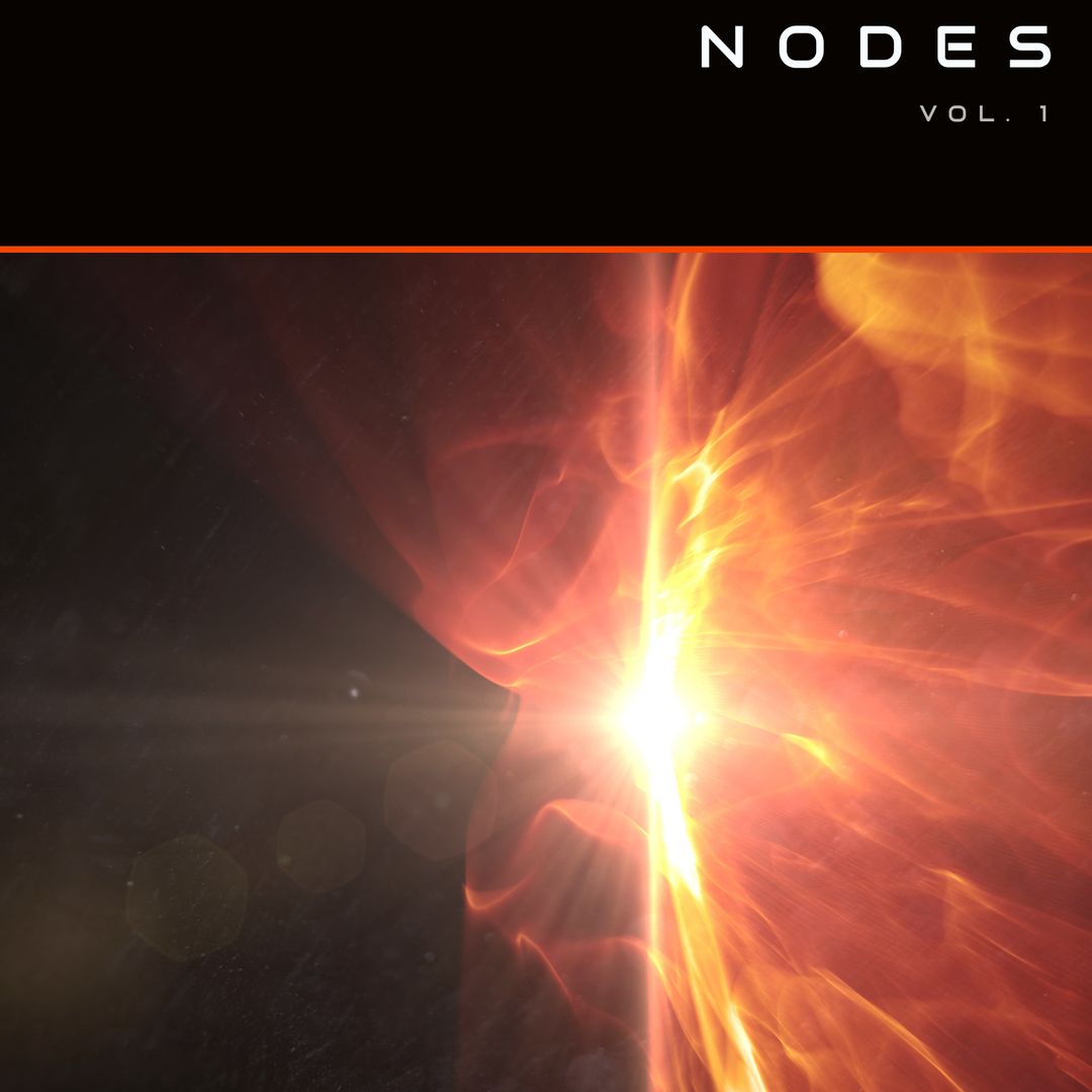 Dynamic Light Trails with Fiery Glow in Abstract Art