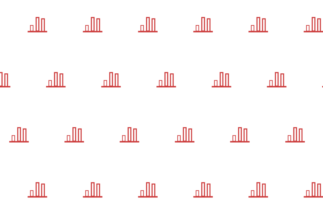 Red Chart Pattern Transparent Background for Any Design
