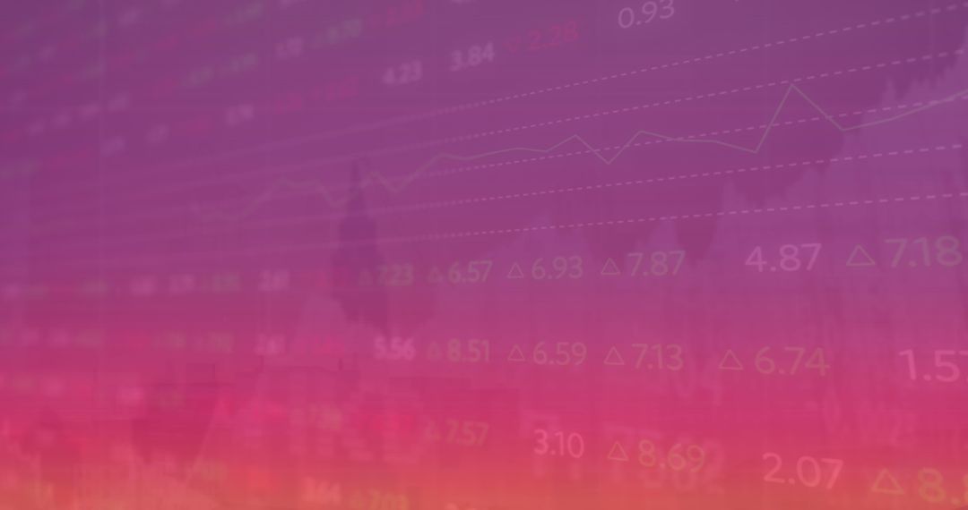 Abstract Stock Market and Skyscraper Digital Concept
