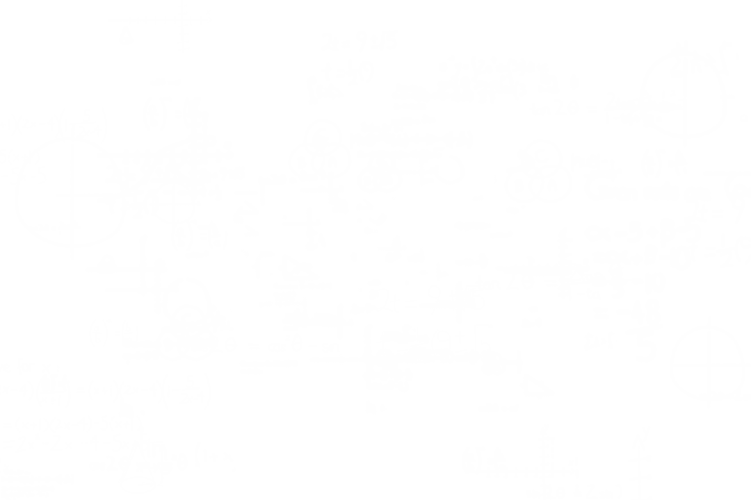 Transparent Math Equations Featuring Abstract Graphs and Symbols