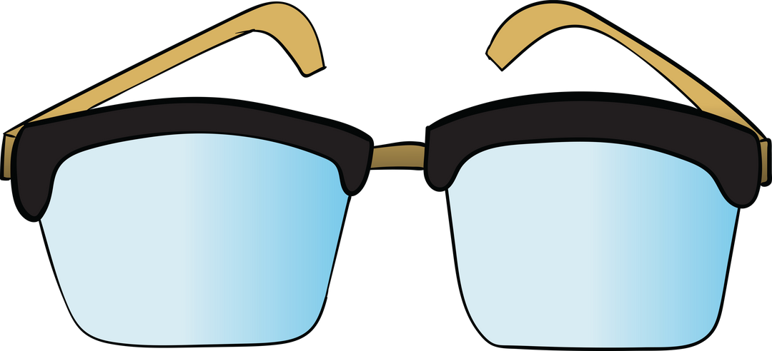 Illustration of Yellow and Brown Glasses on Transparent Background - Download Free Stock Images Pikwizard.com