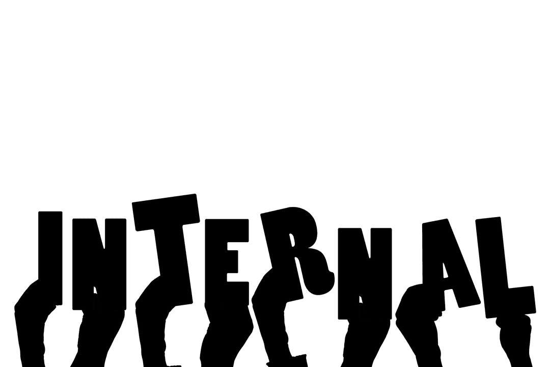 Transparent Hands with Internal Text on Transparent Background Vector Art